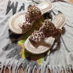 あっちゃん様★新品★エスニック ネイティブ アジアン サンダル ビジューのサムネイル