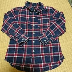 ★専用★ 無印 フランネルシャツ 120cmのサムネイル