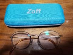 ★新品同様★Zoff メガネ メタルフレーム 鼈甲タイプのサムネイル