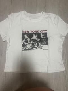 ホワイト 半袖 Tシャツ NEW YORK CITY プリントのサムネイル