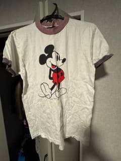 ミッキーマウス Tシャツ ホワイト/パープルのサムネイル