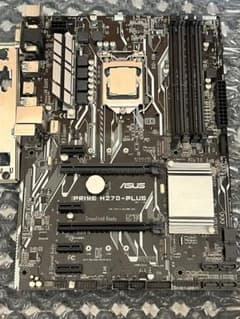 i7 7700k asus prime h270 plus マザーボードセット - メルカリ