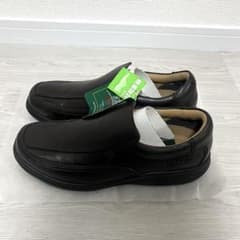 新品未使用 ASICS スリッポン 茶25.5cm ビジネスシューズ 軽量 - メルカリ