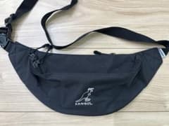 KANGOL ボディバッグ ウエストポーチ ブラックのサムネイル