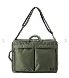 吉田カバン　PORTER　TANKER　セージグリーン　3WAYブリーフケースのサムネイル