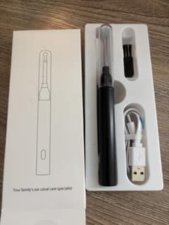 スマート耳かき 本体 ブラック　カメラ