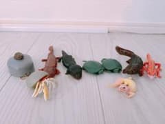 両生類 爬虫類 フィギュア 9体セット ガチャ