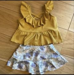 女の子ビキニ 水着 90cmのサムネイル