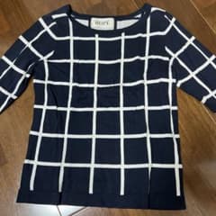 ROPE レディース　春ニット　七分袖　綿トップスのサムネイル