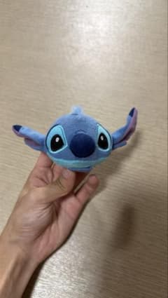 香港ディズニー限定 スティッチ ぬいぐるみパーツ　カスタムカチューシャ用のサムネイル
