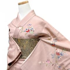 未着用 作家もの 訪問着 京加賀友禅 花 波 松竹梅 着物 123b d ms