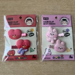 BT21 minini ヘアクリップ 2種セットのサムネイル