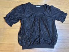 L'est Rose レースボリュームスリーブトップスのサムネイル