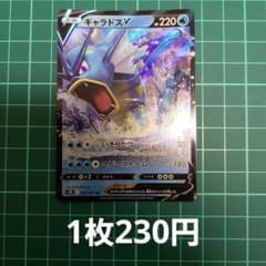 ギャラドスV RR ソード&シールド 拡張パック 蒼空ストリーム キラ 020
