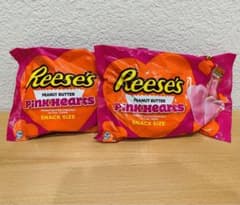 バレンタイン限定　Reese's  リーシーズ リーセス ピーナッツバター2袋のサムネイル