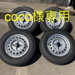 新車外し　ハイゼットジャンボトラック純正タイヤホイールセット　145/80R12のサムネイル