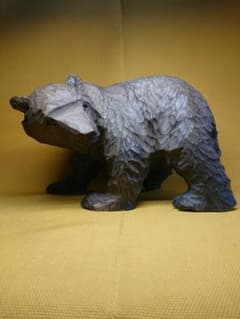 くま　熊　木彫　オブジェ　置物　インテリア　工芸品　美術品　A1034 くま 熊 木彫 オブジェ 置物 インテリア 工芸品 美術品 A1034 - メルカリ