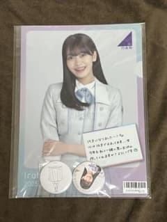 乃木坂46 奥田いろは 2024年8月度 生誕記念缶バッジ＆クリアファイルのサムネイル