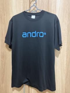 andro 卓球ウェア Tシャツ ブラック　sサイズのサムネイル