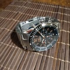 TECHNOS T-1019 電池交換済稼動品　 セラミックベゼルのサムネイル