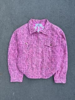 AONE4SURE PINK SNAKE SLATT JACKET y2k 蛇柄 - メルカリ
