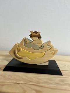 茶輪子　鯉のぼり　木製のサムネイル