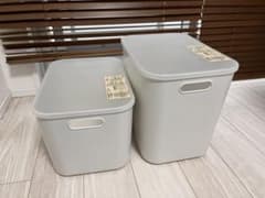 【フタ付き】やわらかポリエチレンケース　大・深セットのサムネイル