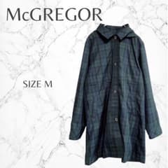 McGregor Outerwear Casual Blackwatch Pattern Hooded Coat M