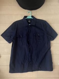 Stussy 半袖シャツ M ネイビーのサムネイル
