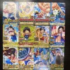 ワンピースカード　ルフィ　まとめ売り　12枚のサムネイル