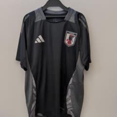 サッカー日本代表 トレーニングシャツ2XL 記名有り 非売品 支給品