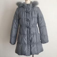 【美品】LDprimeダウンコート ダウン グレー Sサイズ トグルボタンのサムネイル
