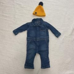 ノースフェイス　ニット帽　GAP ロンパースつなぎ　セット売のサムネイル