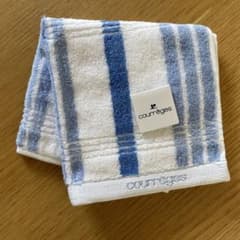 Thumbnail of 【新品未使用】Courrèges ストライプ タオル ハンカチ