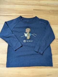 mont-bell キッズ 長袖カットソー ネイビーのサムネイル