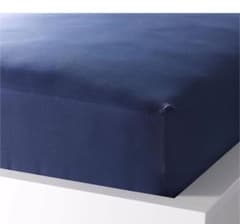 【未開封】IKEA(イケア) 90x200 cm ボックスシーツ ダークブルーのサムネイル