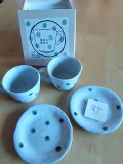 いろは 水玉模様 カップ・ソーサーセット