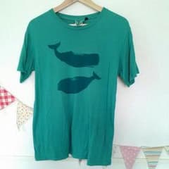 クジラTシャツ　アメリカTシャツのサムネイル