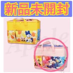 新品未開封☆ミッキー＆フレンズ☆ 大きなポッケ付きバスケット☆ピンク