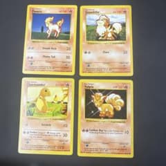 ポケモンカード 英語版 シャドウレス 炎タイプ ヒトカゲ、ガーディ等 4