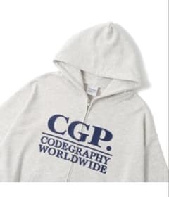 Code:graphy ジップアップパーカー グレー Mサイズ - メルカリ