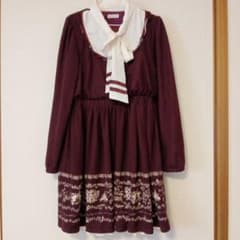 アクシーズファム秋冬ワンピース美品のサムネイル