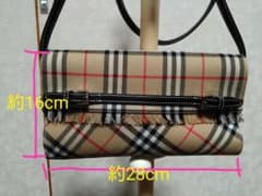☆美品☆バーバリーブルーレーベル☆チェック フリンジ ショルダーバッグのサムネイル