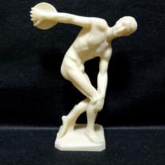 Artwork, fine art, antiques, vintage, discus throw, track and field, antiques, sculptures