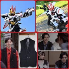 [ラスト]仮面ライダーギーツ浮世英寿序盤着用衣装ベストジレMサイズ m97862346361_1.jpg?1783497467