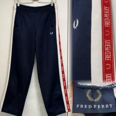 FRED PERRY Taped Track Pants ネイビー S ジャージのサムネイル