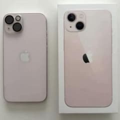 美品 Apple iPhone 13 ピンク 128GB 本体 箱・新品ケーブル - メルカリ