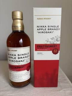 ニッカ 余市 蒸留所限定 シングルアップルブランデー弘前12年 500ml