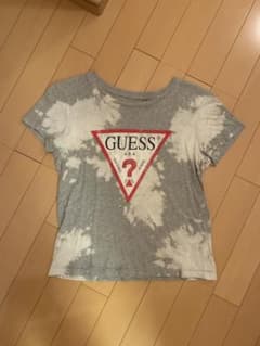 GUESS ゲス タイダイ柄 ロゴTシャツ グレーのサムネイル