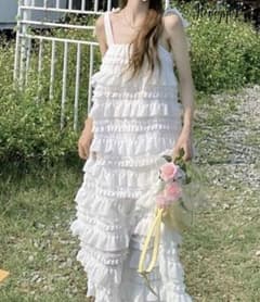 レイヤーフリルキャミワンピースのサムネイル